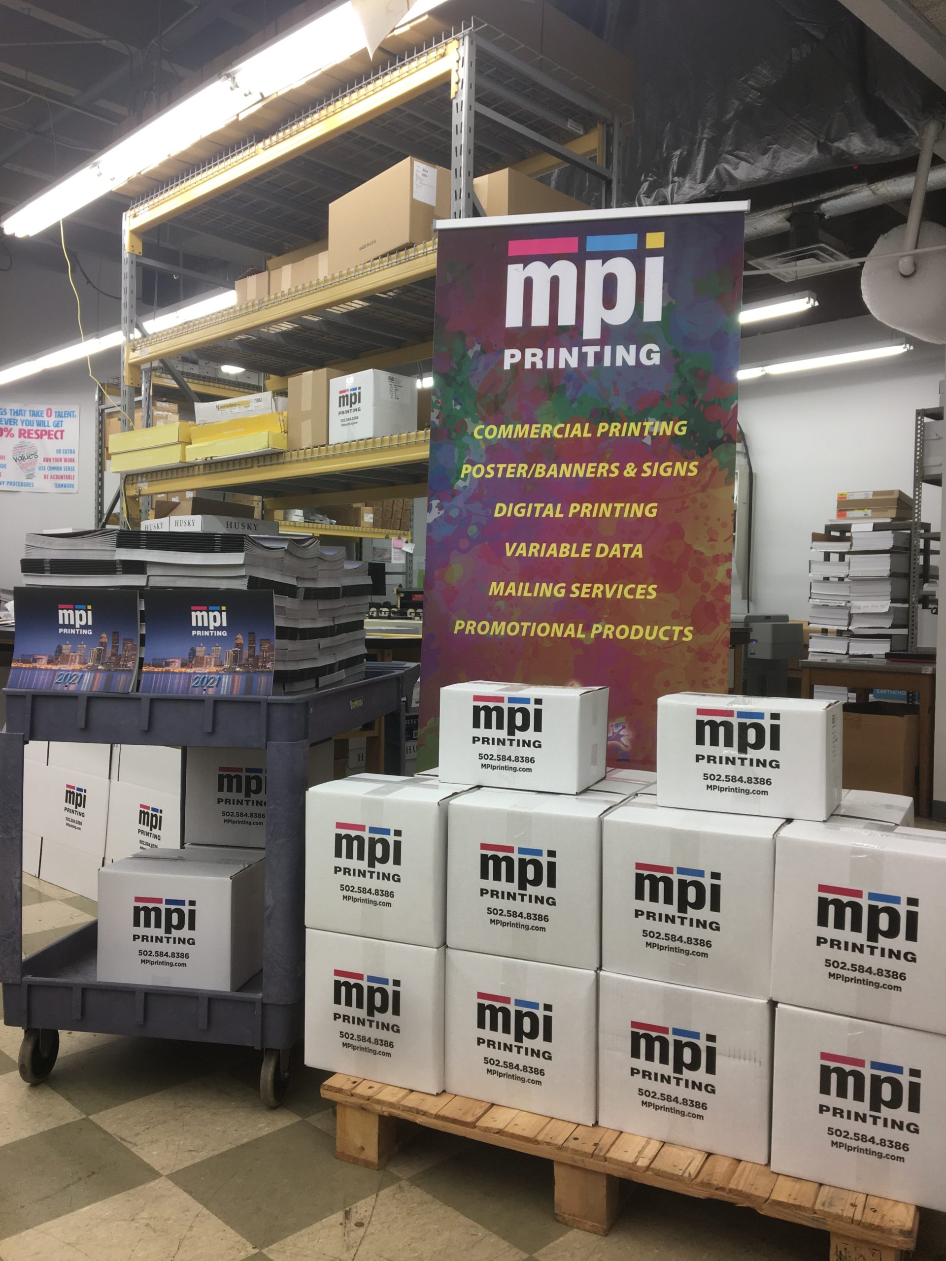 MPI印刷印刷盒子的例子